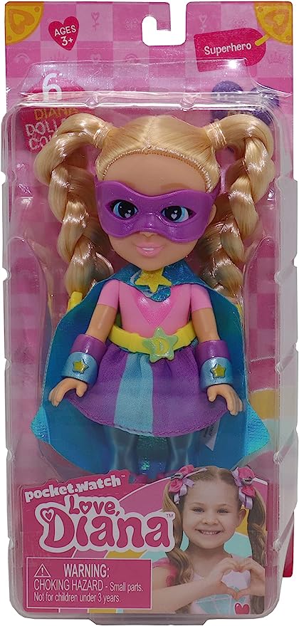 Love Diana Doll Superhero 6"          