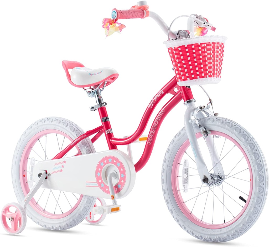 Royal Baby - 16" Star Girl Bicycle - Pink