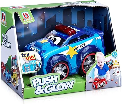 [4893998890045] Push & Glow Police Car- 16-89004