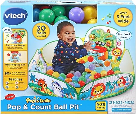 [3417765336003] Pop-A-Balls Pop & Count BallPit - Vtech 533600