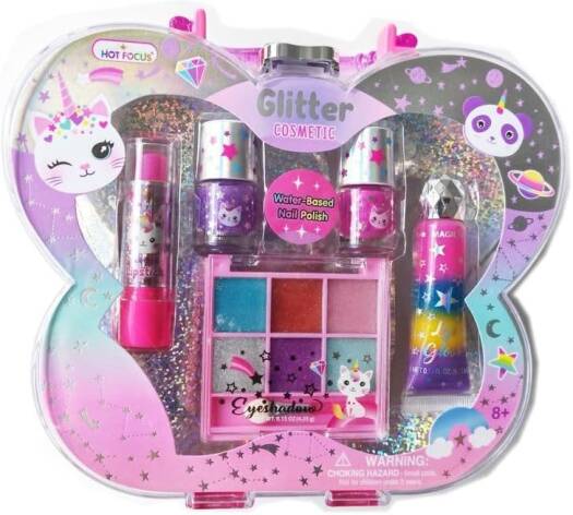 [842817016634] GLITTER COSMETIC CATICORN -068CAT