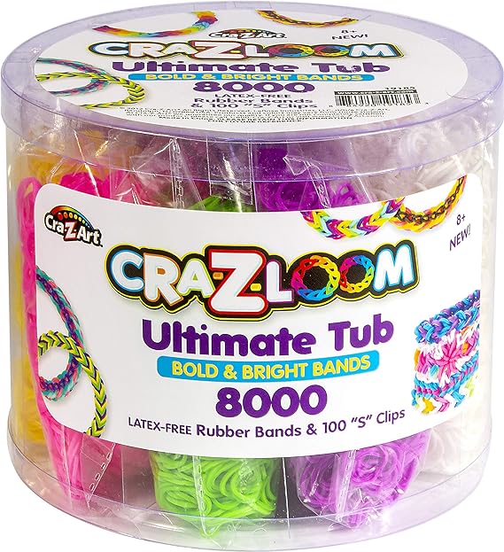 CRA-Z-LOOM ULTIMATE TUB 8000-SHIMMER N SPARKLE 19185