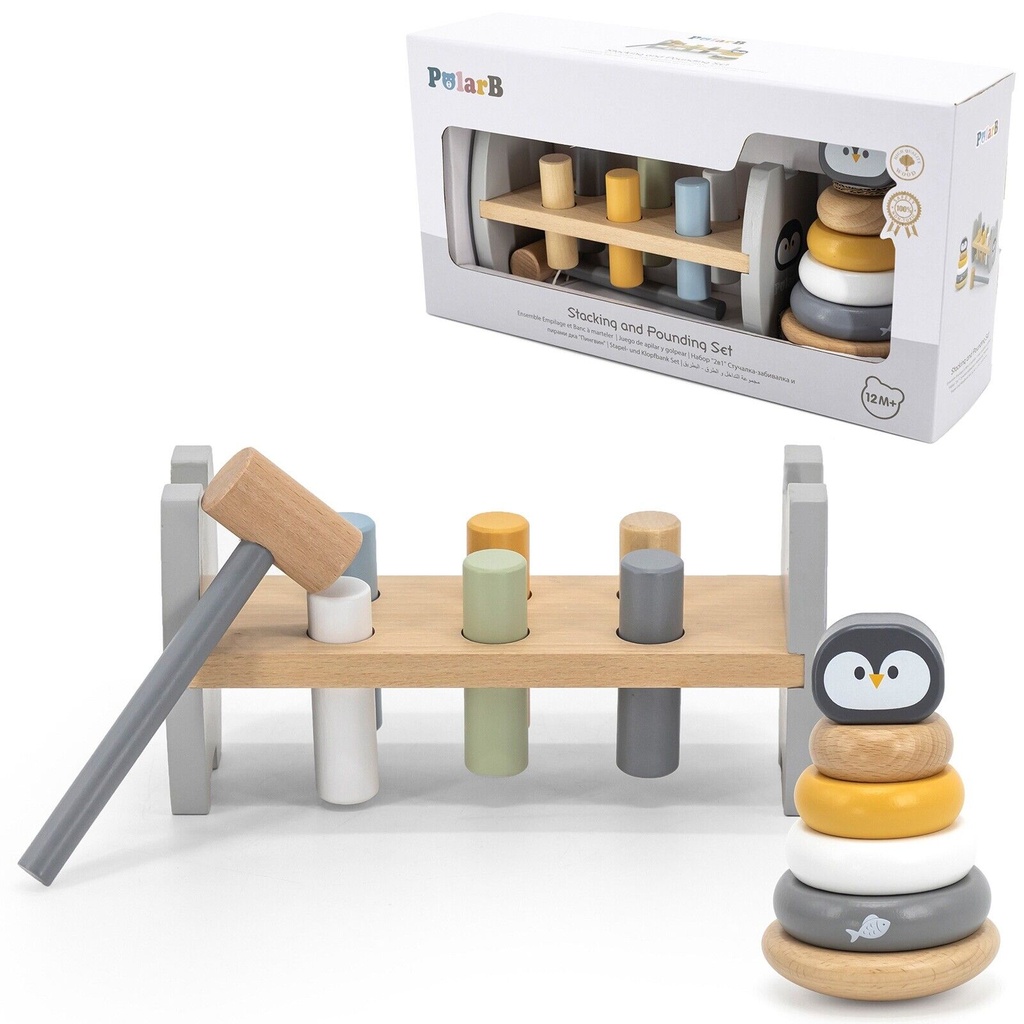[6971608442094] Stacking and Pounding Set  Penguin-Viga 44209
