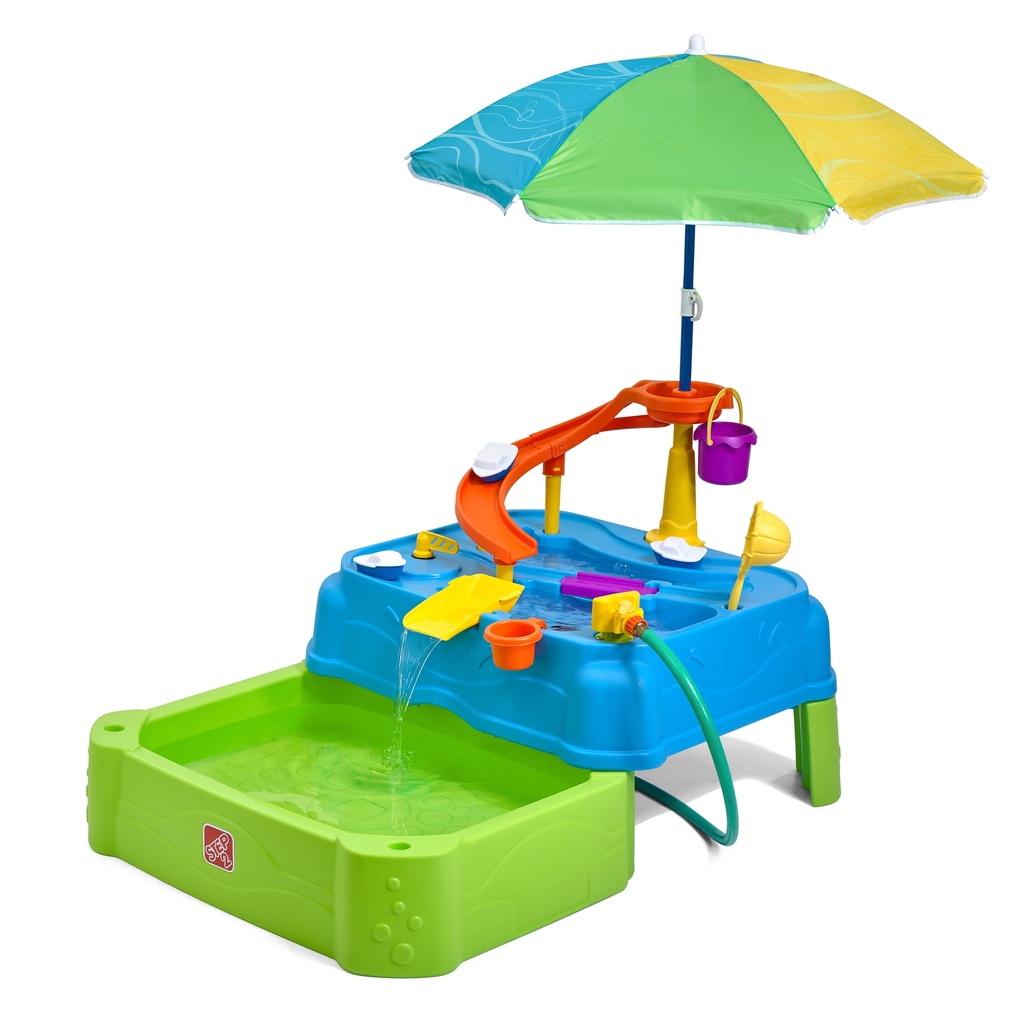 [733538414598] WATERPARK WONDERS TWO-TIER WATER TABLE-Step2 414599