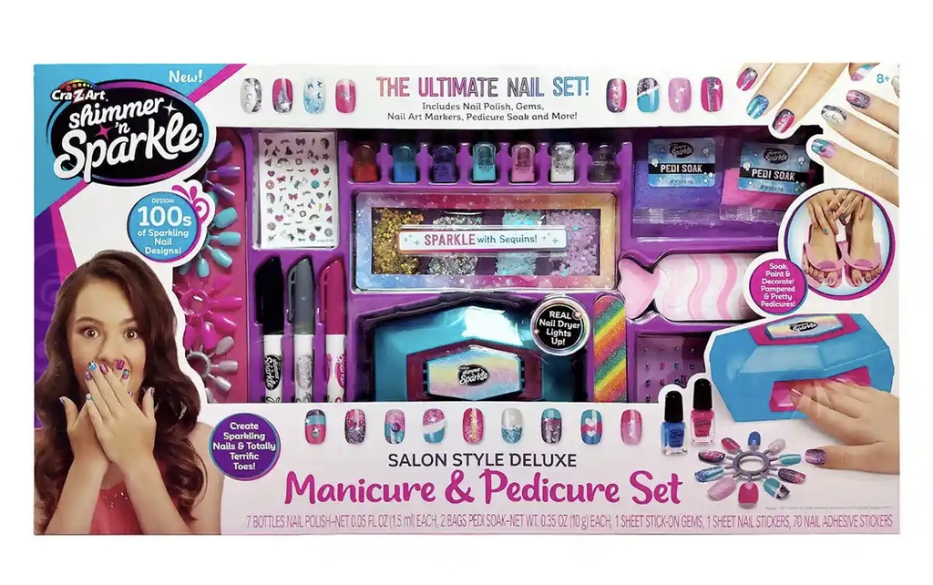 Salon Style Deluxe Manicure &-Shimmer N Sparkle 65590