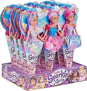 [193052008916] 10.5"UNICORN PRINCESS CONE-SPARKLE GIRLZ 10092			
