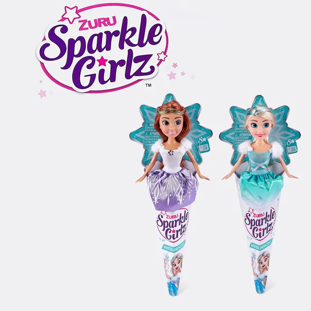 [193052007483] 10.5"WINTER PRINCESS CONE-SPARKLE GIRLZ 10017	
