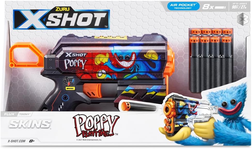 [4894680030114] X-Shot Skins Flux Poppy Playtime-Zuru 36649