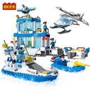 COGO POLICE STATION WATER 644PCS-C4155