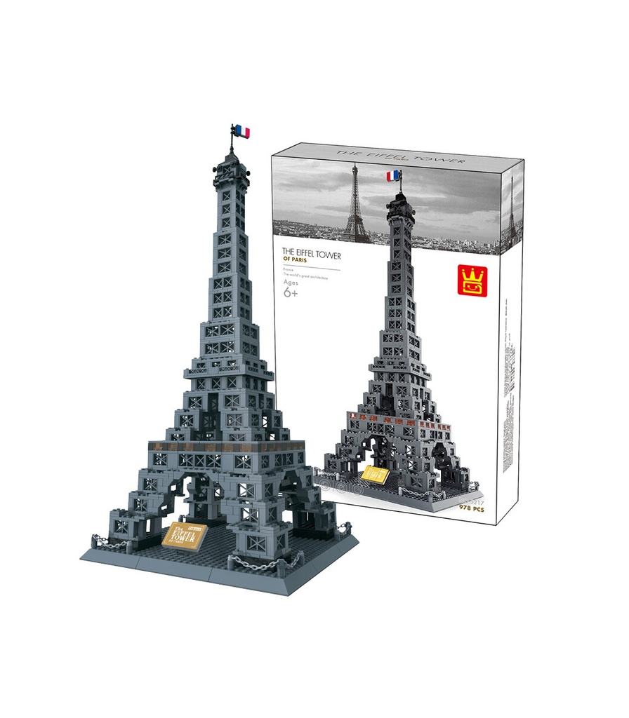 [6975435775165] Eiffel Tower Blocks - WangToys - 5217