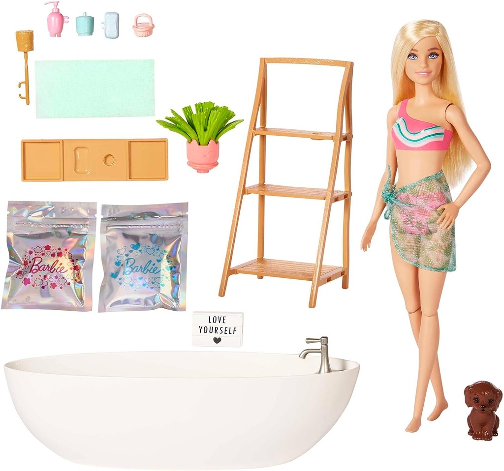 [194735108220] Barbie ️ Soap Confetti Bath Playset -HKT92