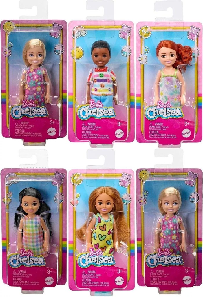 [194735153398] Barbie  Club Chelsea Doll Asst.-DWJ33