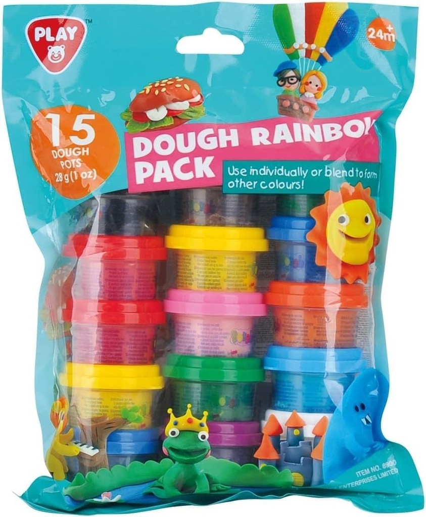 DOUGH RAINBOW PK 1 OZ-8900