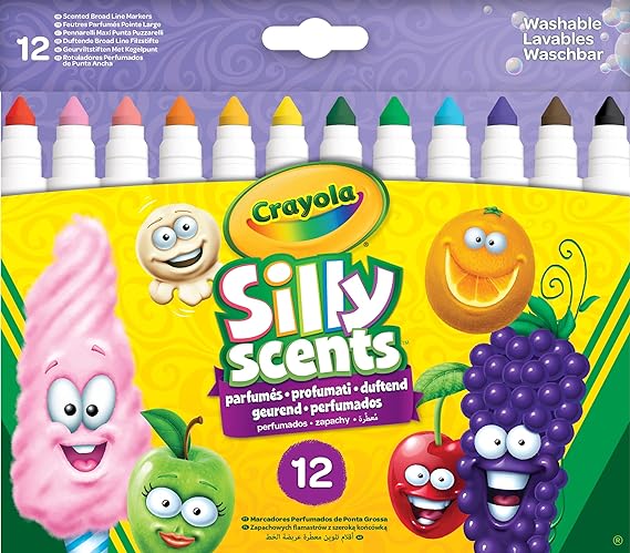 12Ct Washable Broadline Markers -CY 8337