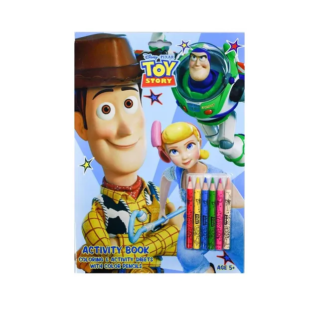[764460897753] Toy story A4 Act Books W Pencils