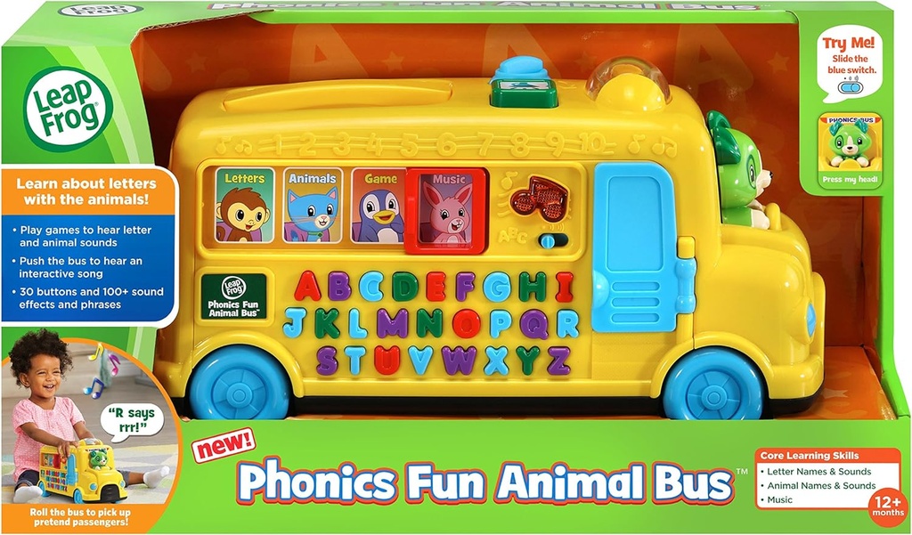 Leapfrrog Alphabet Phonics Bus - LF 80-601300