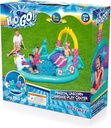 2.74x1.98x1.37 Unicorn Carriage PlayCenter-53097