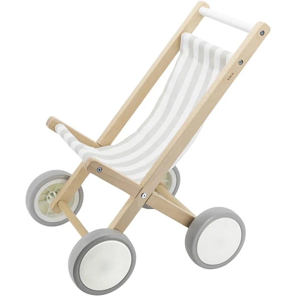 Doll Stroller Grey-Viga 