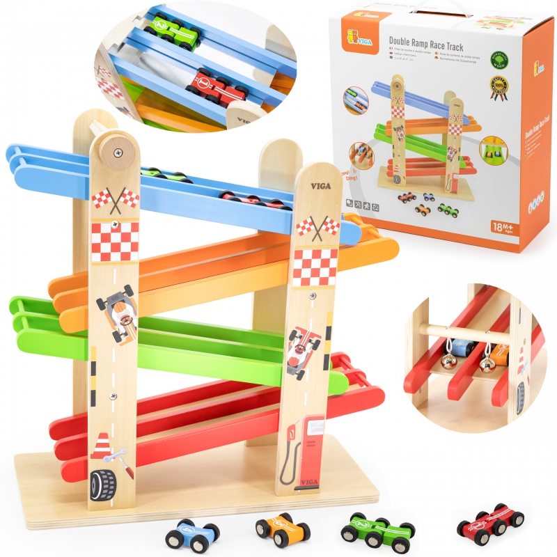 Double Ramp Race Track-Viga 44744