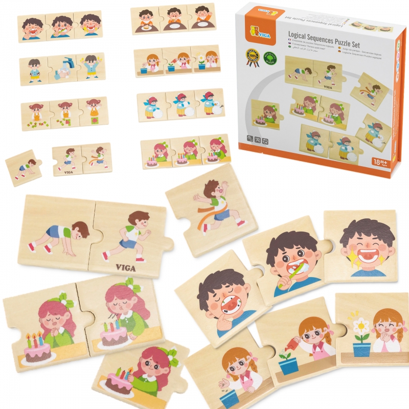 Logical Sequences Puzzle Set-Viga 44750