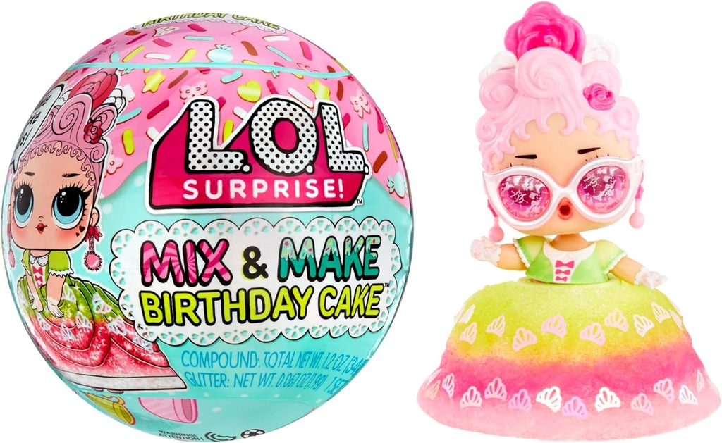 [35051593140] مجموعة أدوات صنع الكعك من LOL SURPRISE MIX & MAKE CAKE TOTS ASST-593140