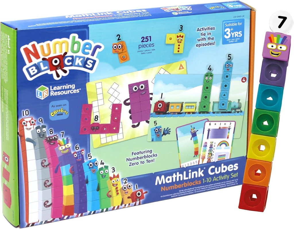 [5055506408381]  Numberblocks 1-10 Activity Set-LSP0949