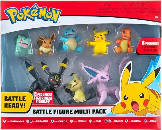 POKEMON BATTLE FIG MULTI 8PK -PKW2542      