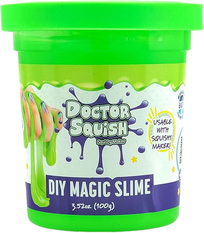 [4897046473860] DMAGIC SLIME BR PK GN 100 Gm-DR SQUISH 38494