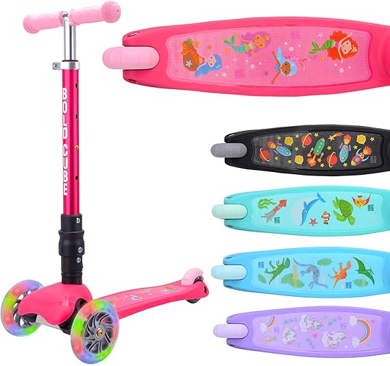 BoldCube 3 Wheel Scooter Folding Teeny Pink-TF3WS-PK