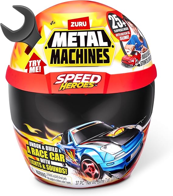 مجموعة ألعاب خوذة Speed ​​Hero من METAL MACHINES - 67125