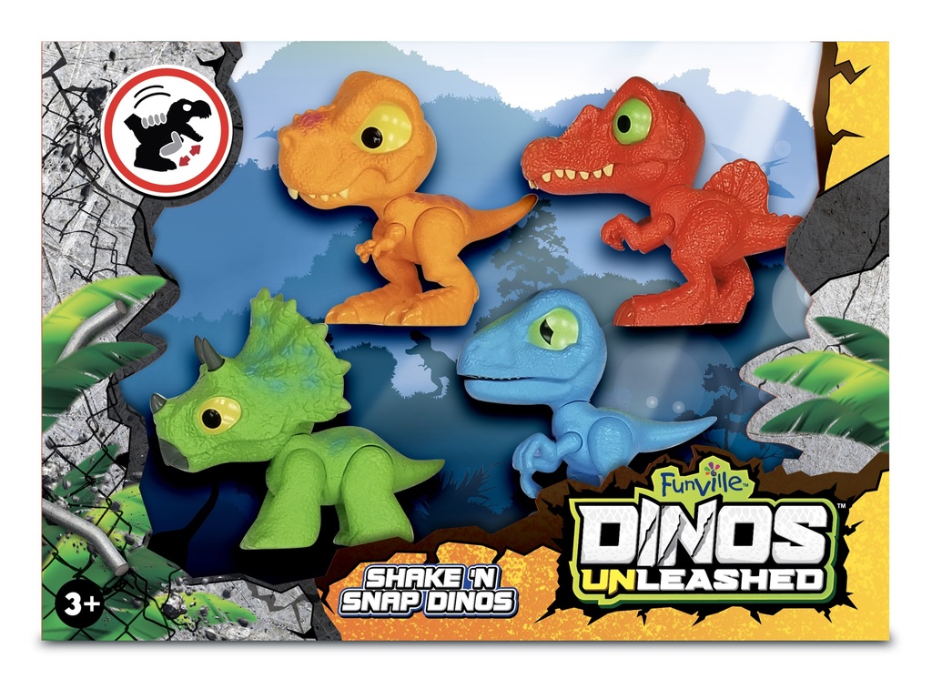 [884978311296] Dinos 4 Pack Chomping Dinos-31129
