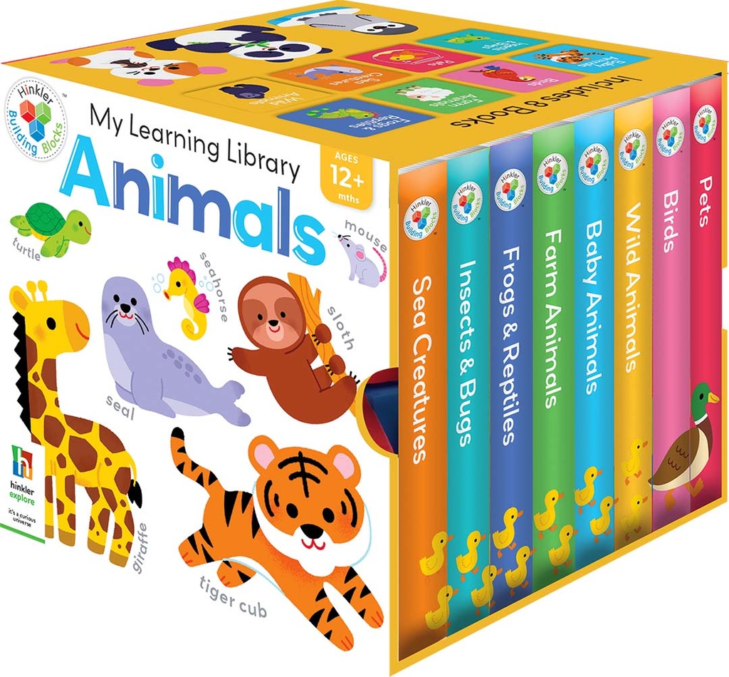 [9781488923494]  My Little Library Cube: Animals-HST00140