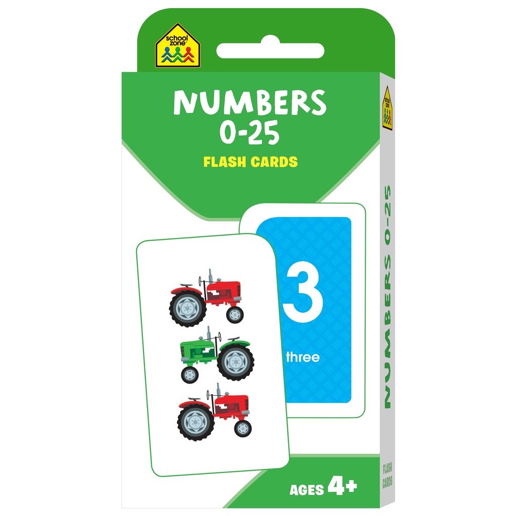 [9781488906411] School Zone Numbers 0 Numbers & Cards-HST00127