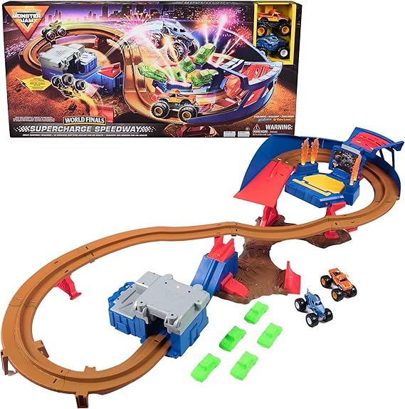 Monster Jam 1:64 Super Charger Speedway