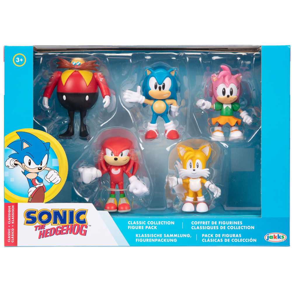 [192995414525] Sonic 2.5" 5-Pack Classic Collection Fig-41452