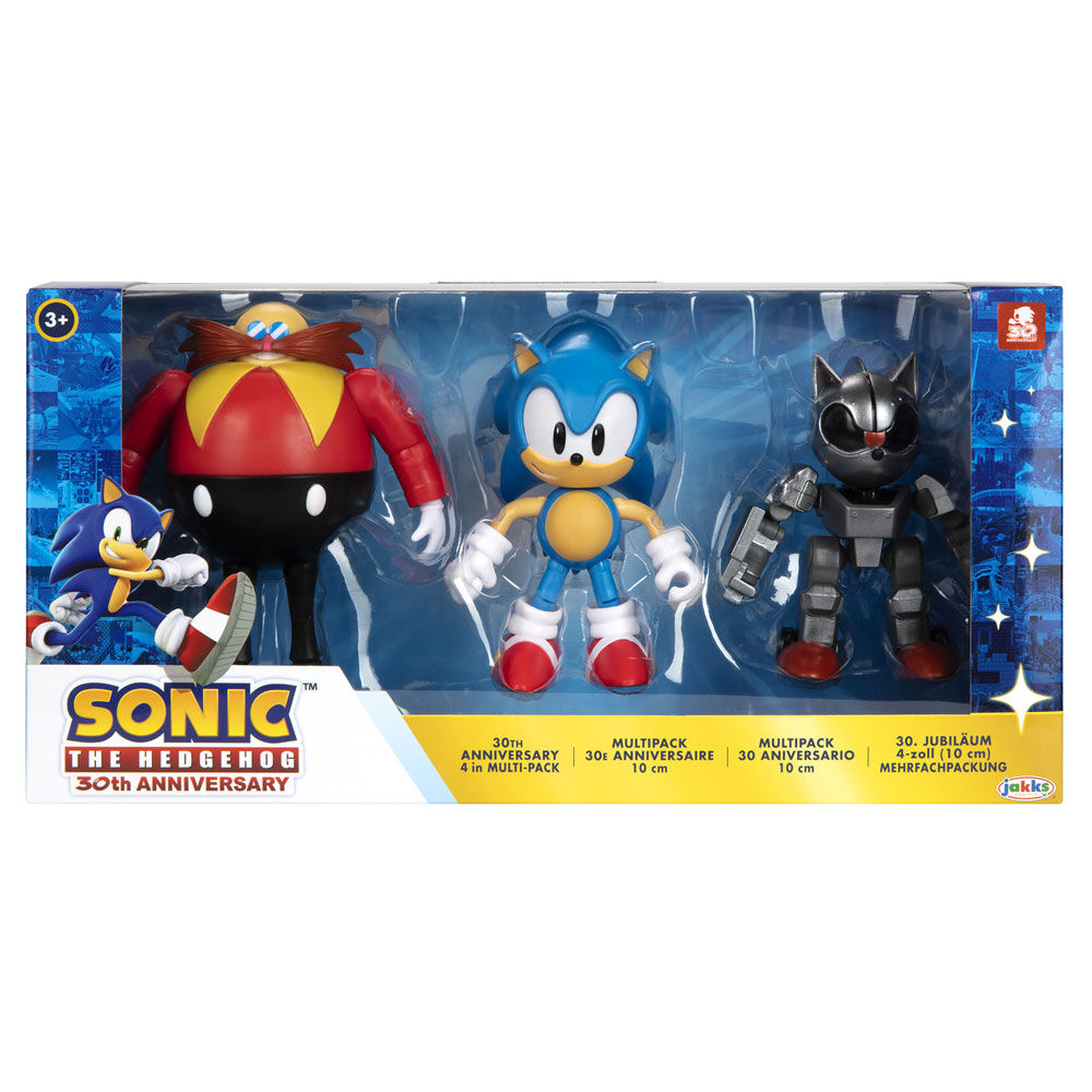 [192995408630] Sonic 4" Fig Multi-Pk-40863