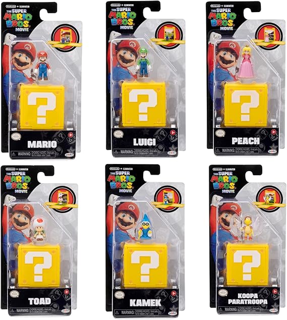 Nintendo Super Mario 1.25" Mini Fig Wave 2 Ast. 6-41727