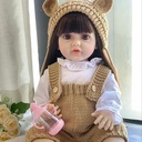 BROWN SWEATER 22" Interactive Dolls Silicone -YEEZWOOD JX299-8