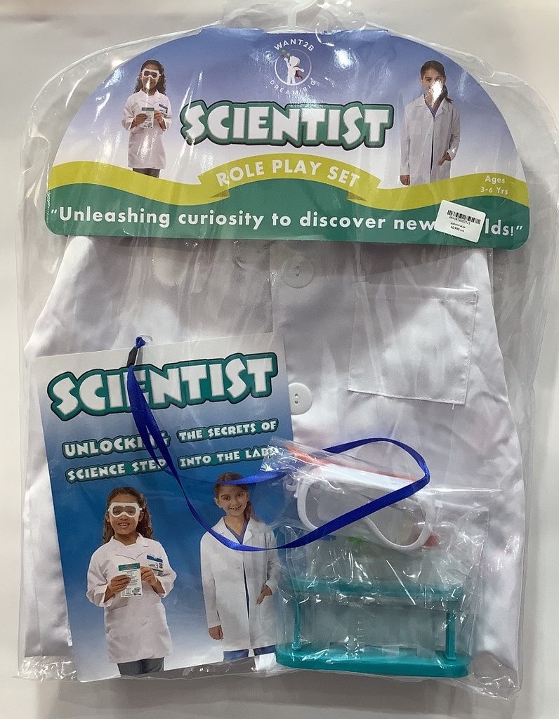 [6941876000111] SCIENTIST COSTUME - WTB 09106
