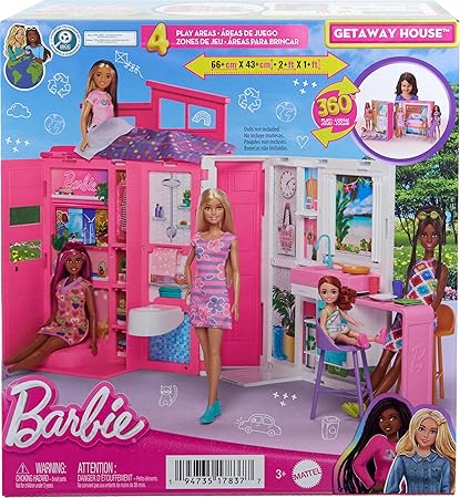 [194735178377] Get away House Playset-Barbie HRJ76