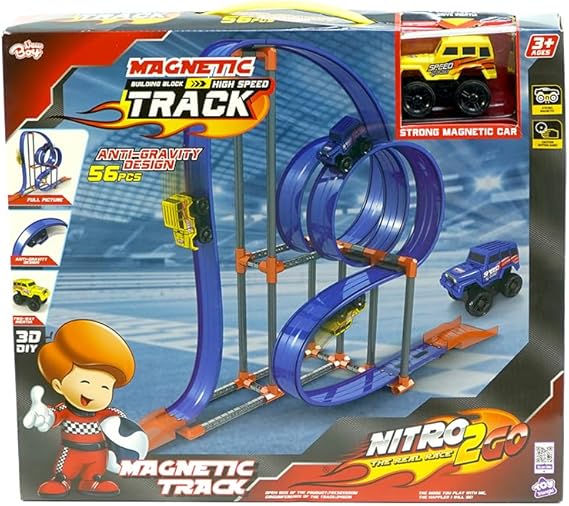 [640516980443] Nitro2Go Magnetic Track 56pcs-N2G 698044