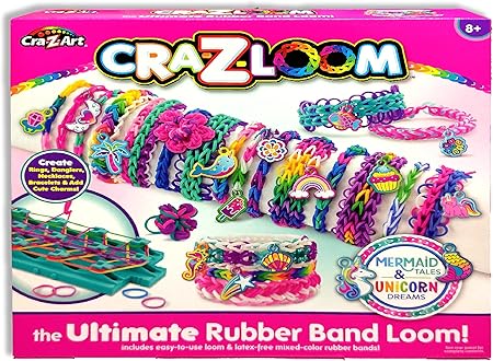[884920191280] CraZLoom Ultimate Rubber Band Loom asst-CA19128