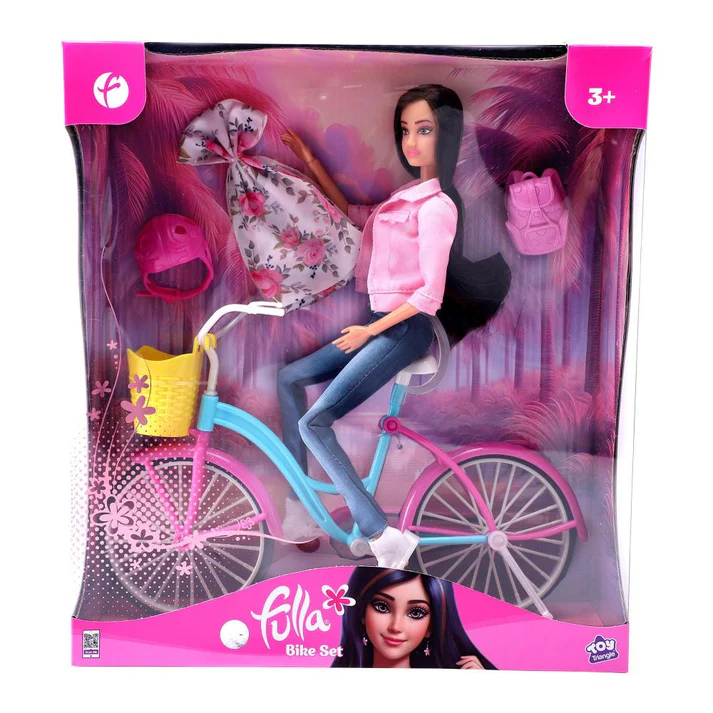 [640516980948]  Doll Bike Set-FULLA 698094
