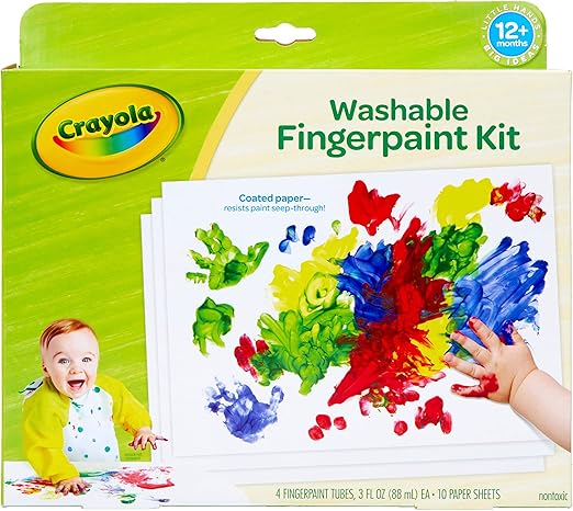 Crayola Washable Fingerpaint Kit-1452