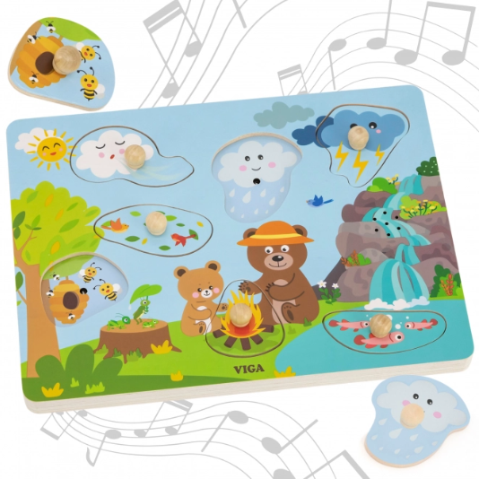 Sound Puzzle  Nature-Viga 44762