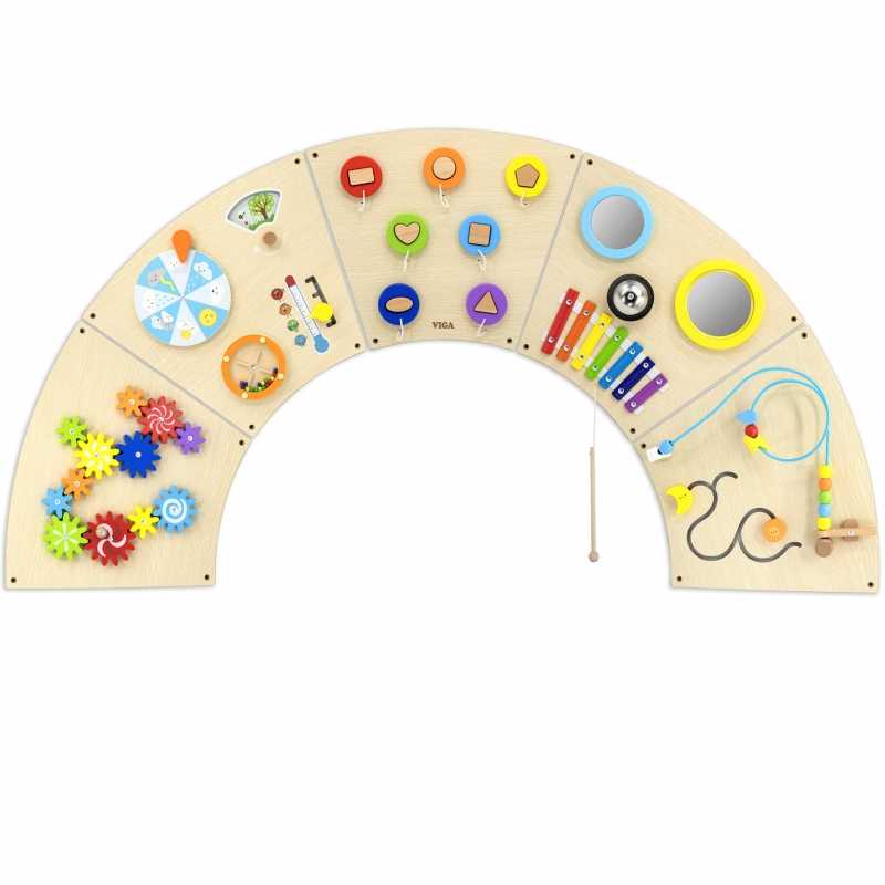 Wall Toy: Activity Sensory Arc Wooden-Viga 44765
