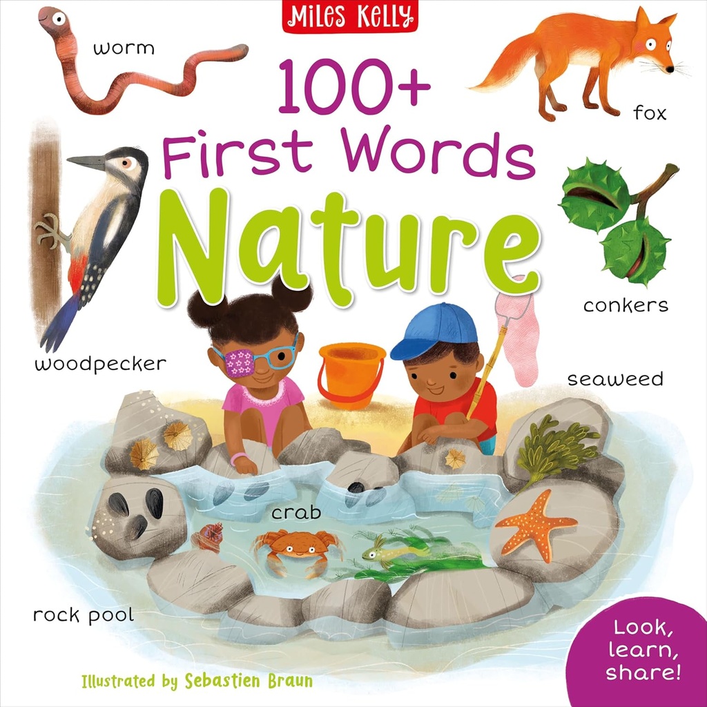 [9781789895063] Miles Kelly - 100+ FIRST WORDS NATURE - 95063