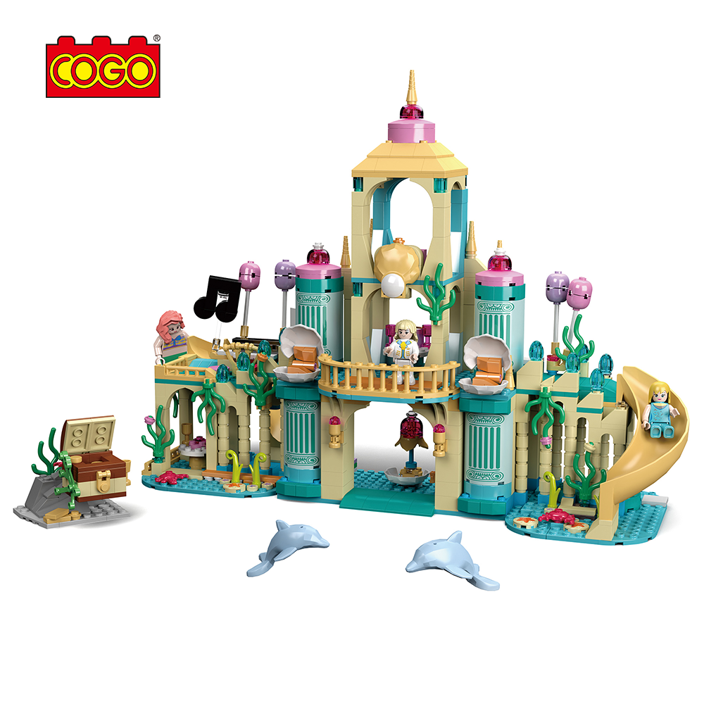 COGO UNDERWATER PALACE 845PCS- 4596