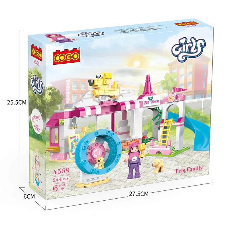 [6937645545693] COGO Pet Training Camp 244PCS- 4569