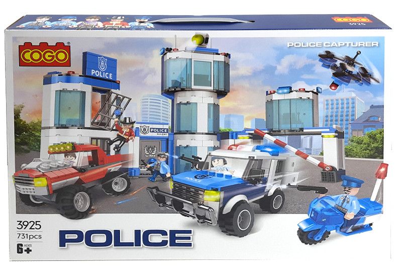 COGO Police Headquarters 731PCS- 3925